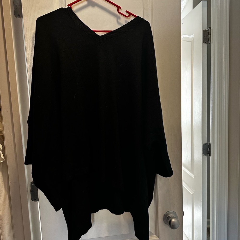 One size fits all Sweater Poncho